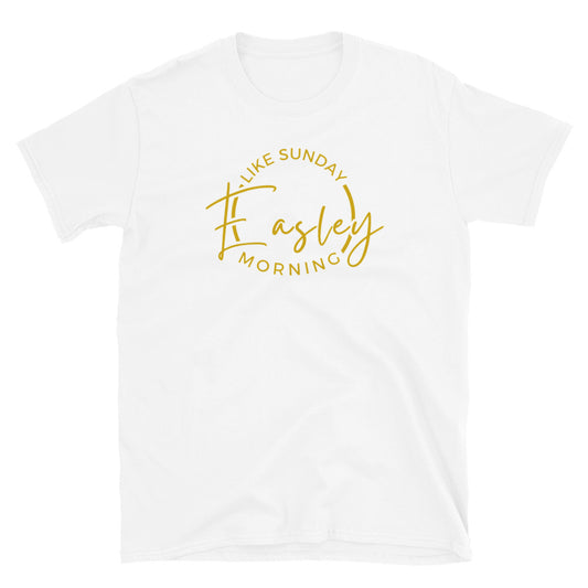 Adult White & Gold Short-Sleeve Unisex T-Shirt